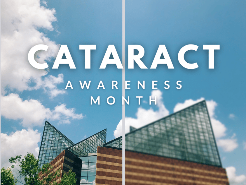 Cataract Awareness Month 2021 graphic